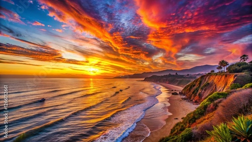 Pacific Palisades Sunset Coastline: Stunning California Ocean View