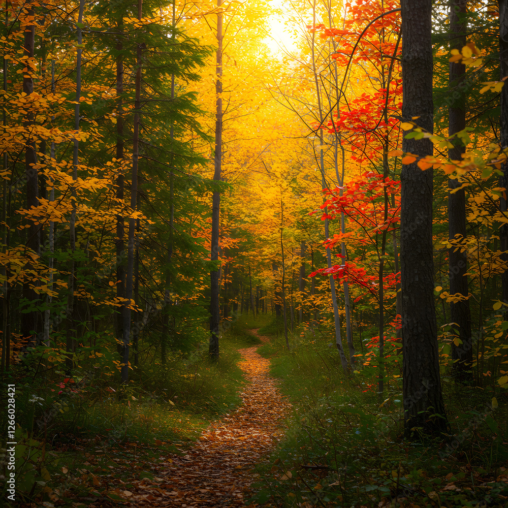 Obraz premium Morning in the forest 