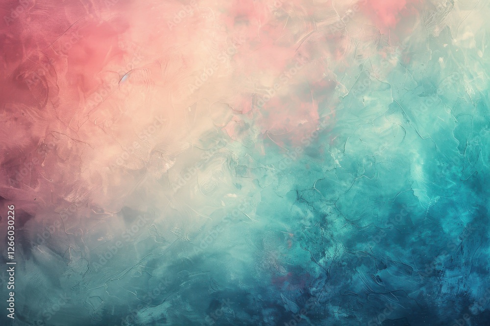 Fototapeta premium Delicate pastel background with a blend of pink, blue, and green, featuring subtle textures for added depth