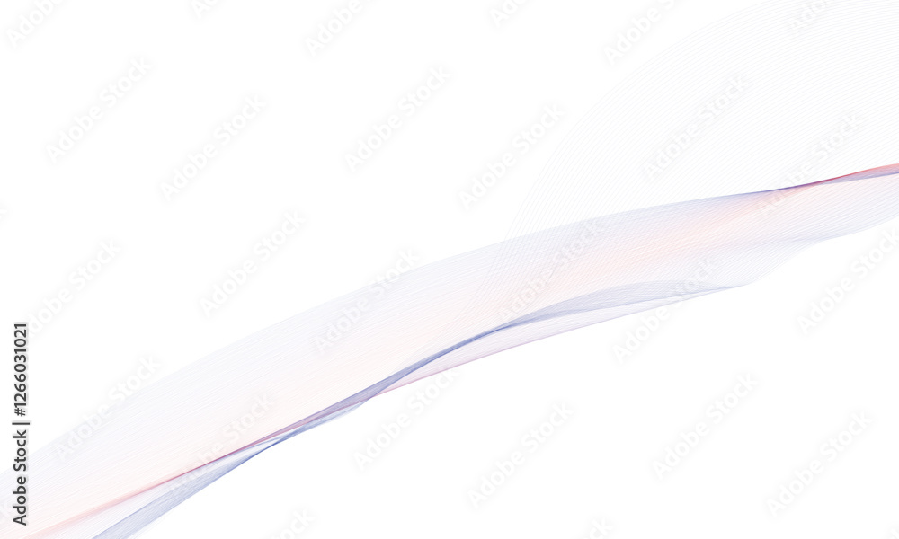 Obraz premium abstract line wavy forms designs
