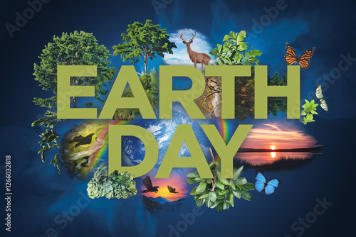 Earth Day Concept Art - Environmental Protection and Sustainability Illustration