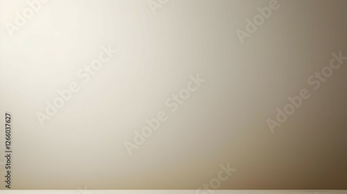 Subtle Beige Gradient Background On Wall
