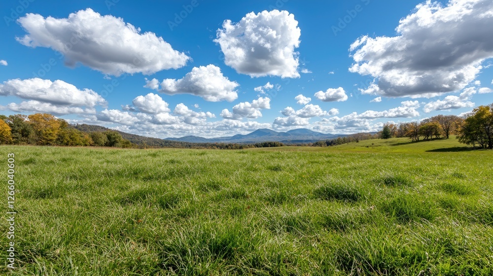 Autumnal field, mountains, blue sky, clouds. Landscapes photography Autumnal field, mountains, blue sky, clouds. Landscapes photography