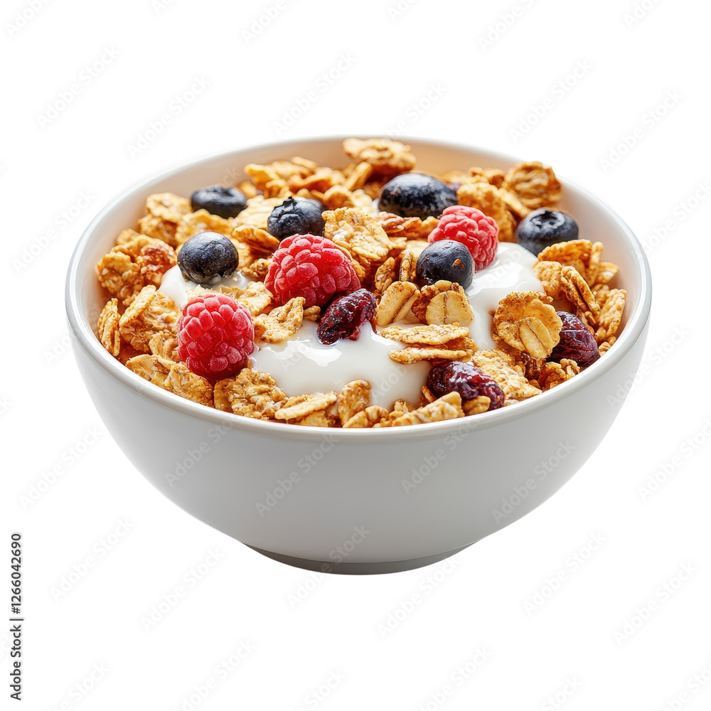 cereal milk with bowl isolated on white transparent background cereal milk with bowl isolated on white transparent background
