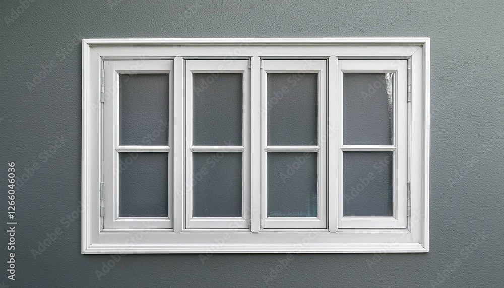 window on a white wall window on a white wall