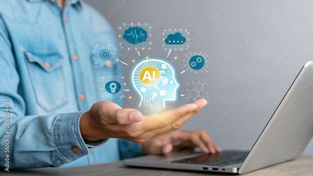 Human Interaction with AI Chatbot: Futuristic Technology Transformation. Prompt-based AI, artificial intelligence, technological advancement, digital Human Interaction with AI Chatbot: Futuristic Technology Transformation. Prompt-based AI, artificial intelligence, technological advancement, digital