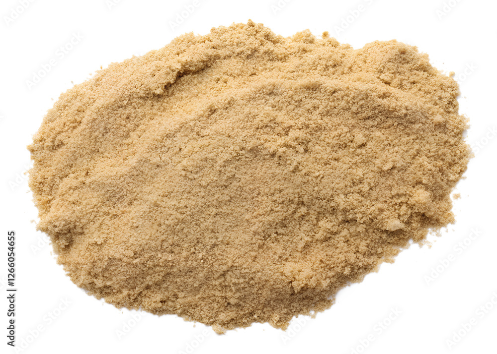 Naklejka premium pile of ground cinnamon isolated
