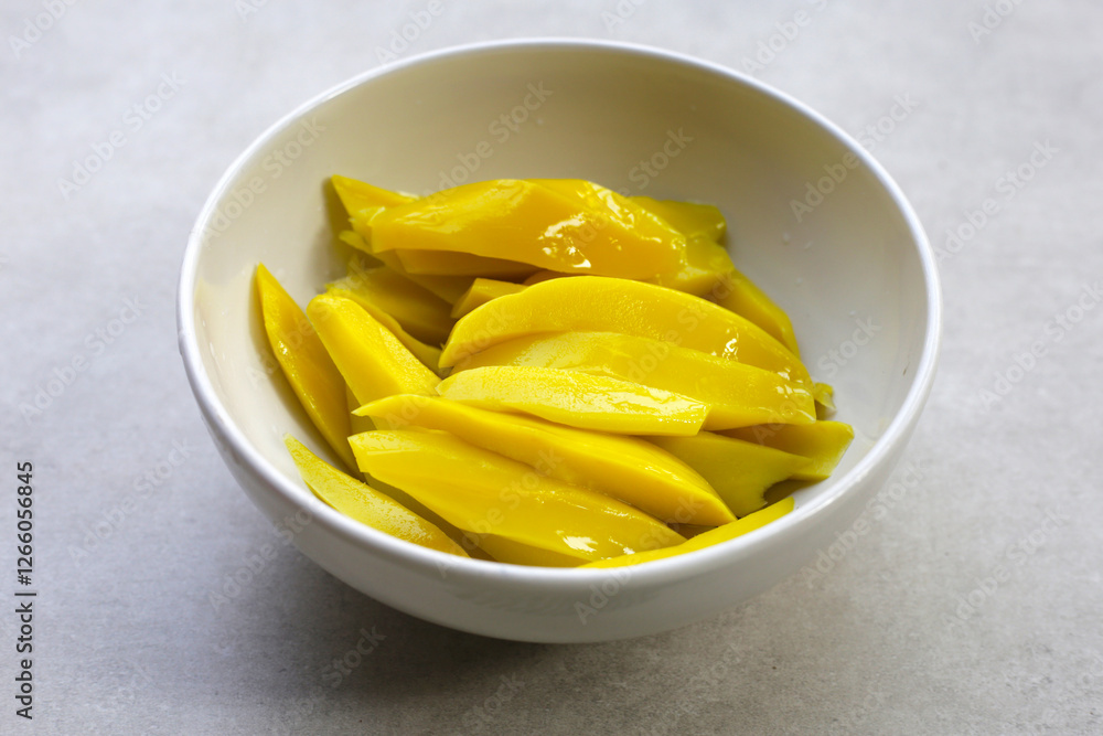 Pickled mango, Preserving fruit in Thai style Pickled mango, Preserving fruit in Thai style