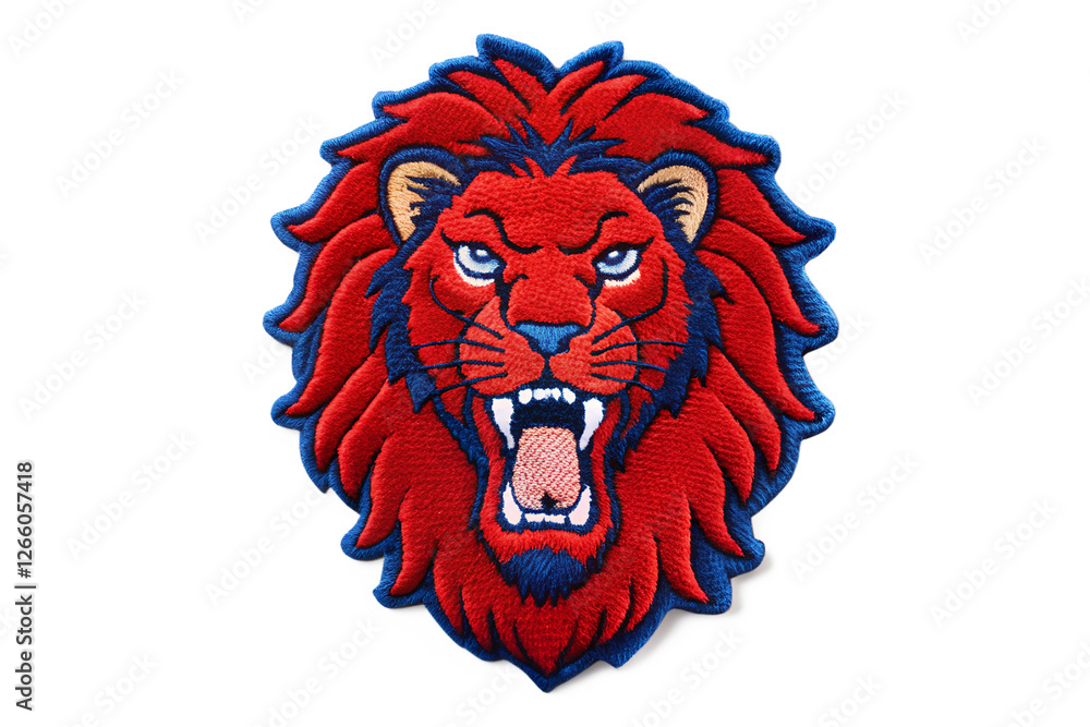 Obraz premium lion head isolated on white