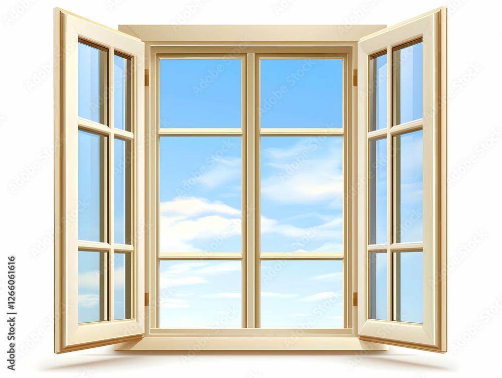 Open window, light, sky, view, home, perspective, background Open window, light, sky, view, home, perspective, background