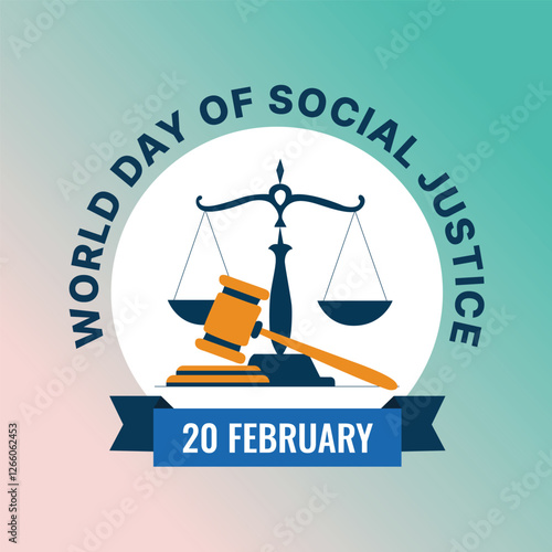 World Day of Social Justice Social Media Post Design