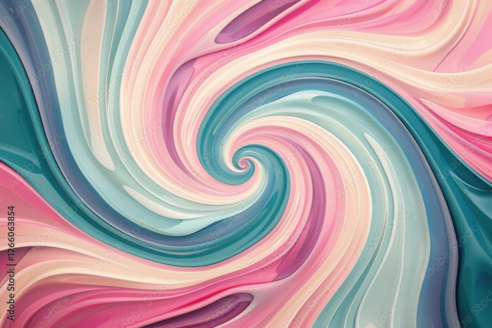 Fototapeta premium Delicate pastel background with a blend of pink, blue, and green, featuring subtle textures for added depth