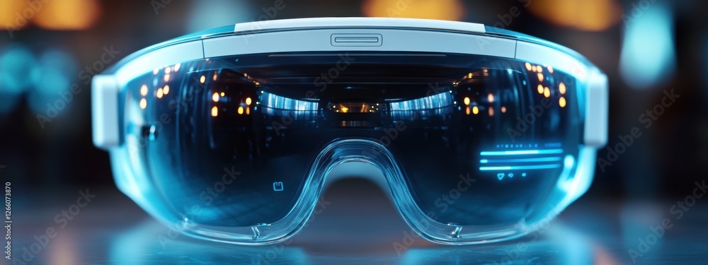 Futuristic Smart Glasses Augmented Reality Technology Hands Free Interface Futuristic Smart Glasses Augmented Reality Technology Hands Free Interface