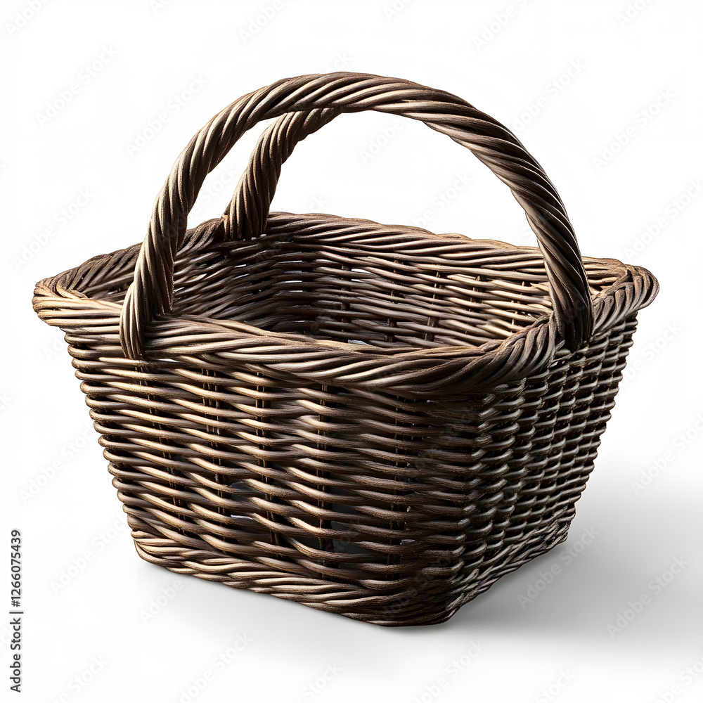 Basket isolated on transparent background Basket isolated on transparent background