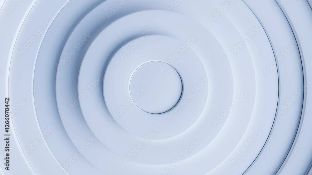 abstract smooth background animation of 3d light blue rings wave motion, 4k seamless loop of animated circles abstract smooth background animation of 3d light blue rings wave motion, 4k seamless loop of animated circles