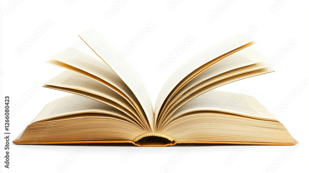 Open Book Isolated on White Background Open Book Isolated on White Background