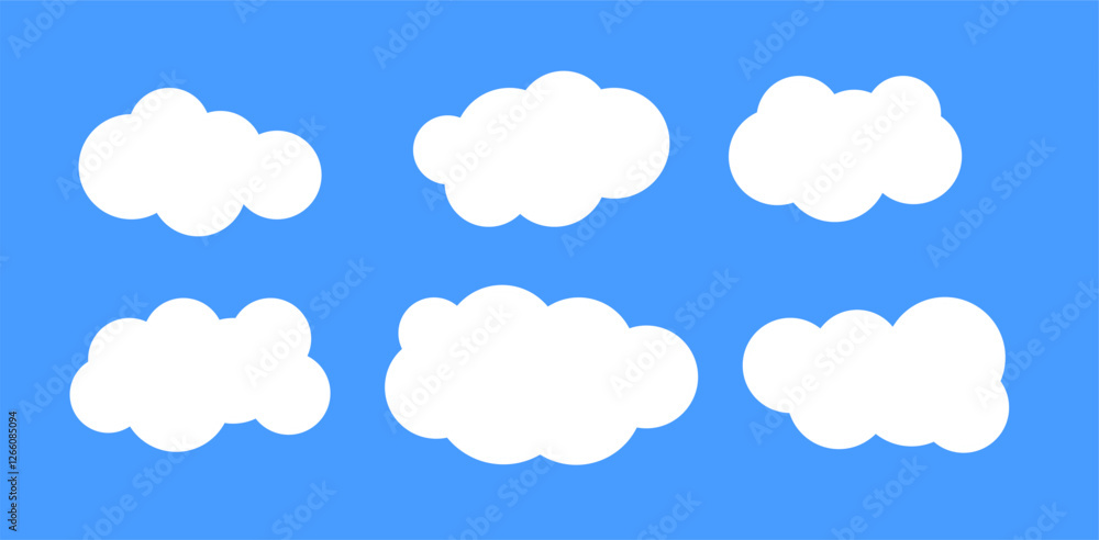 cloud shape vector cloud shape vector