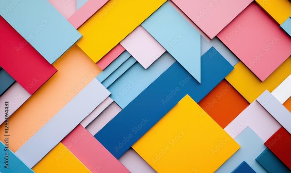 3D rendered background design featuring a colorful geometric abstract. 3D rendered background design featuring a colorful geometric abstract.