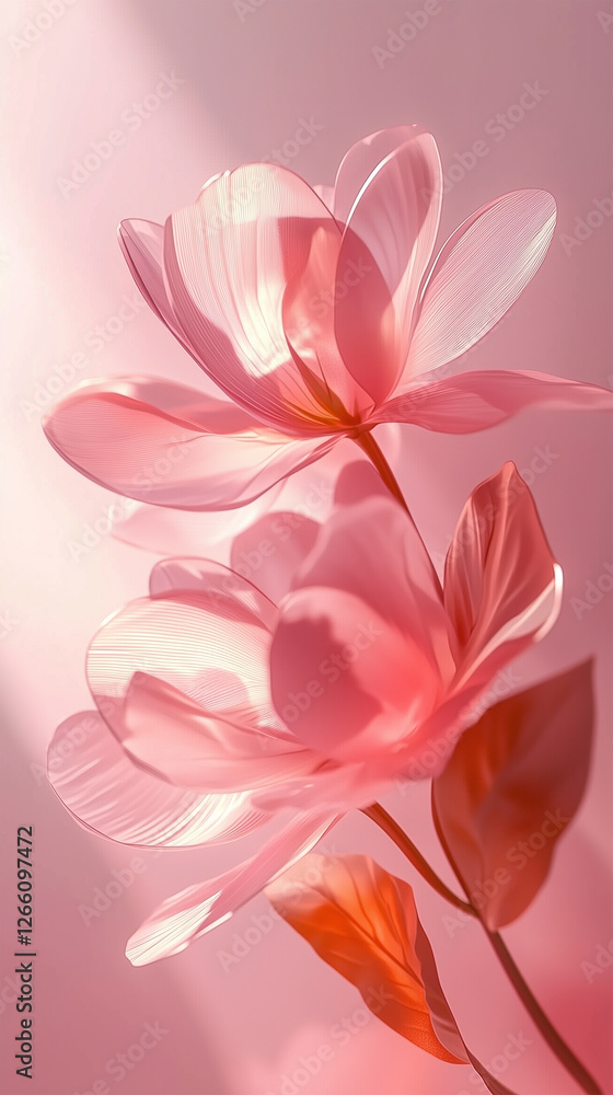 Delicate Pink Transparent Magnolia Flowers Against Pink Background. Minimal Floral. Mobile Phone Wallpaper 9:16
Delicate Pink Transparent Magnolia Flowers Against Pink Background. Minimal Floral. Mobile Phone Wallpaper 9:16