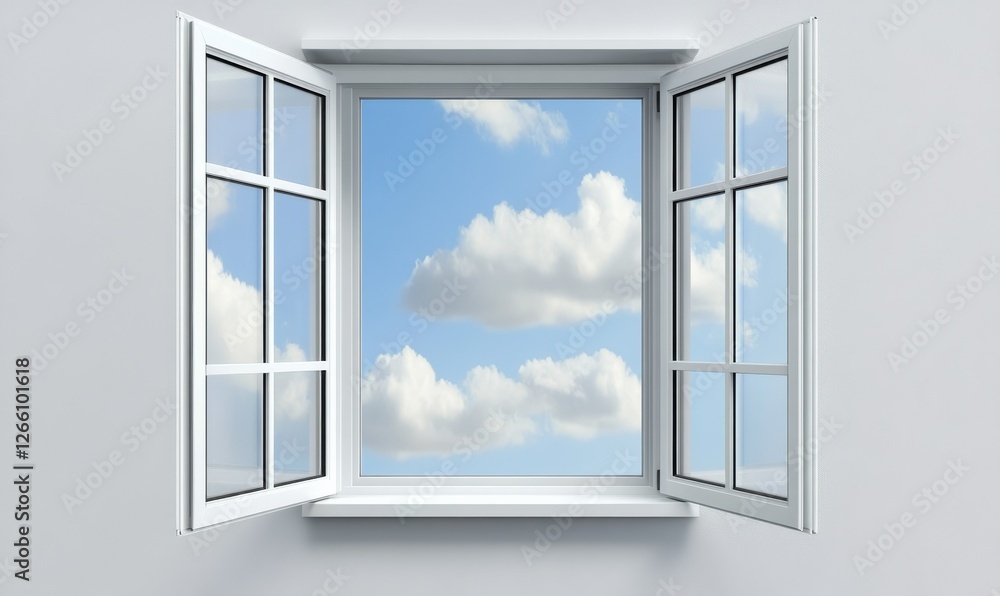 Aluminum profile system displaying the assembly of a double-glazed window. Aluminum profile system displaying the assembly of a double-glazed window.