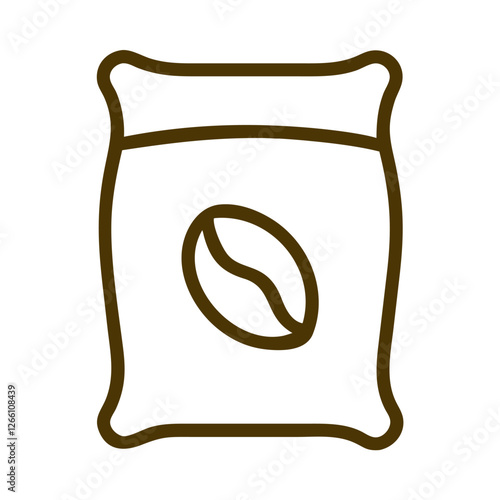 Coffee culture coffee bag icon