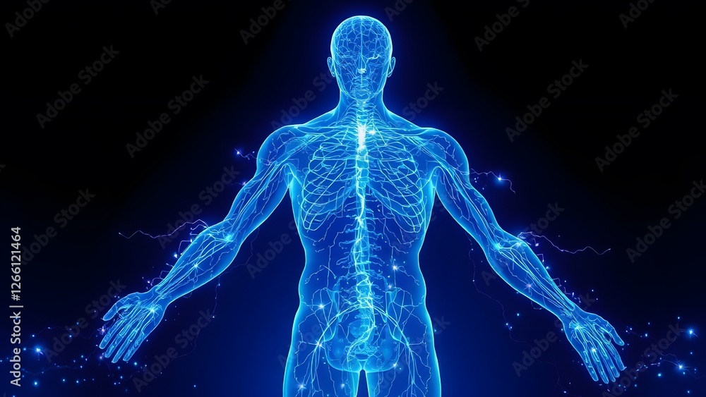 3d rendered illustration of a human body anatomy 3d rendered illustration of a human body anatomy