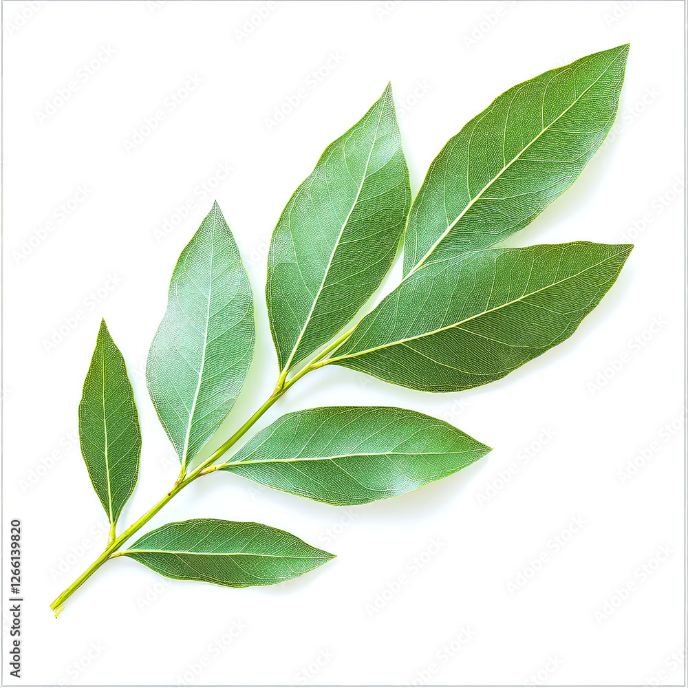 Vibrant Green Leaf Branch: Close-up Photography of Lush Foliage Vibrant Green Leaf Branch: Close-up Photography of Lush Foliage
