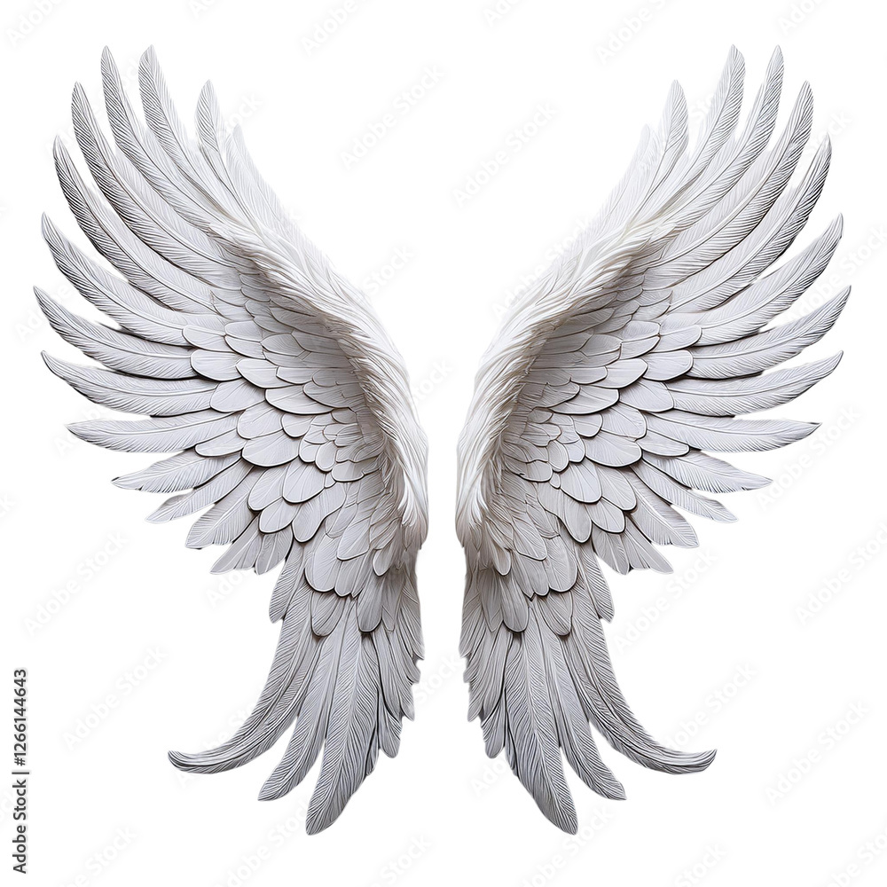 Fototapeta premium angel wings isolated