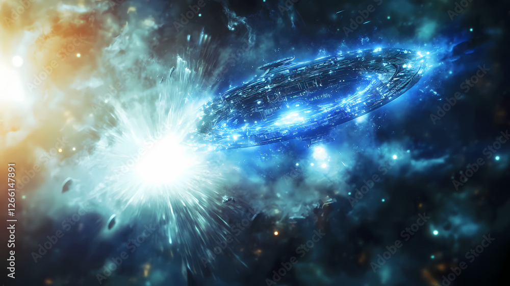 A sci-fi illustration showing alien artifact emanating mysterious energy signals. the artifact appears to be enhancing its surroundings with unknown power. Intergalactic Artifacts. Illustration A sci-fi illustration showing alien artifact emanating mysterious energy signals. the artifact appears to be enhancing its surroundings with unknown power. Intergalactic Artifacts. Illustration