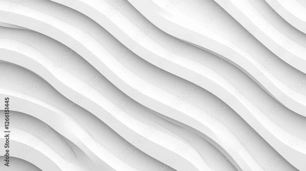 This image features an abstract design of flowing white waves, exhibiting a smooth and modern aesthetic, ideal for creative projects. This image features an abstract design of flowing white waves, exhibiting a smooth and modern aesthetic, ideal for creative projects.