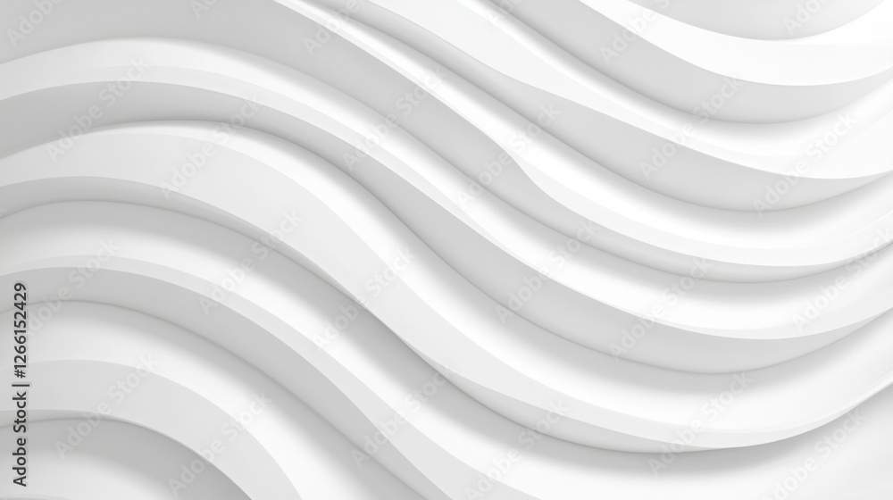 This image features a smooth, white abstract background with flowing curves and waves, creating a serene and clean atmosphere. This image features a smooth, white abstract background with flowing curves and waves, creating a serene and clean atmosphere.