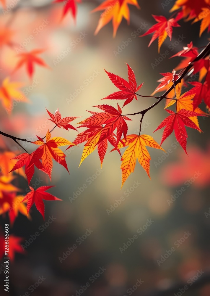 Web banner design for autumn season and end year activity with red and yellow maple leaves with soft focus light and bokeh background bokeh red bokeh abstract background glow design light texture effe Web banner design for autumn season and end year activity with red and yellow maple leaves with soft focus light and bokeh background bokeh red bokeh abstract background glow design light texture effe
