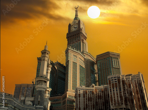 Royal Clock Tower Makkah in Makkah, Saudi Arabia.