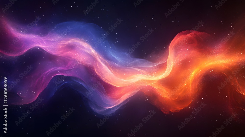 Celestial Symphony, A Cosmic Dance of Light and Color in the Universe Celestial Symphony, A Cosmic Dance of Light and Color in the Universe