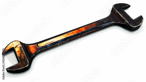 Shiny wrench on transparent background. png. Shadowfire Summoners. Illustration photo