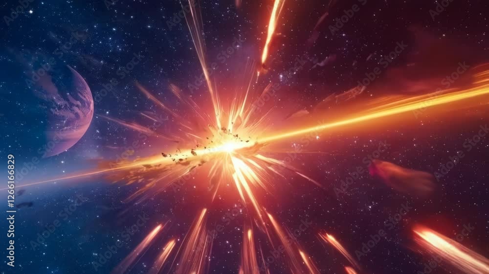 Dynamic cosmic explosion unveils vibrant interstellar phenomena and starburst events Dynamic cosmic explosion unveils vibrant interstellar phenomena and starburst events