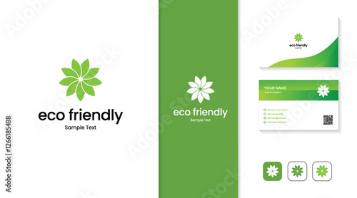 Eco logo, eco friendly, green logo, organic logo, with including business card