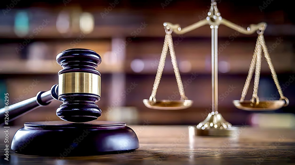 Gavel and Scales of Justice Gavel and Scales of Justice