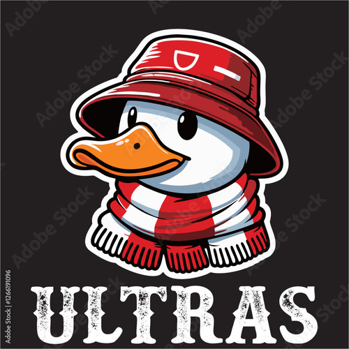 illustration vector graphic of Football fans ultras hooligan casual design for logo, t-shirt, etc
