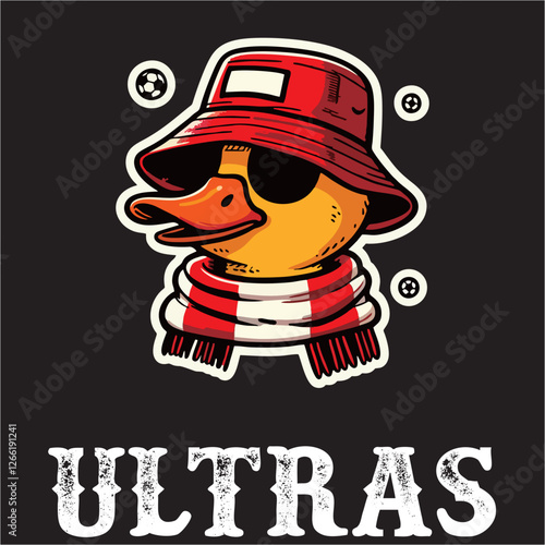 illustration vector graphic of Football fans ultras hooligan casual design for logo, t-shirt, etc
