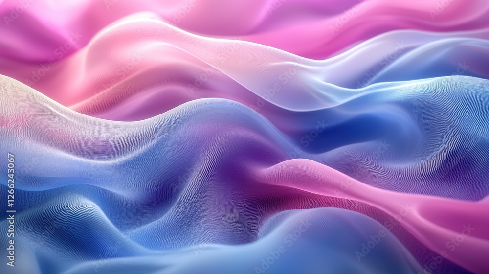 Abstract Pastel Waves Flowing Softly Abstract Pastel Waves Flowing Softly