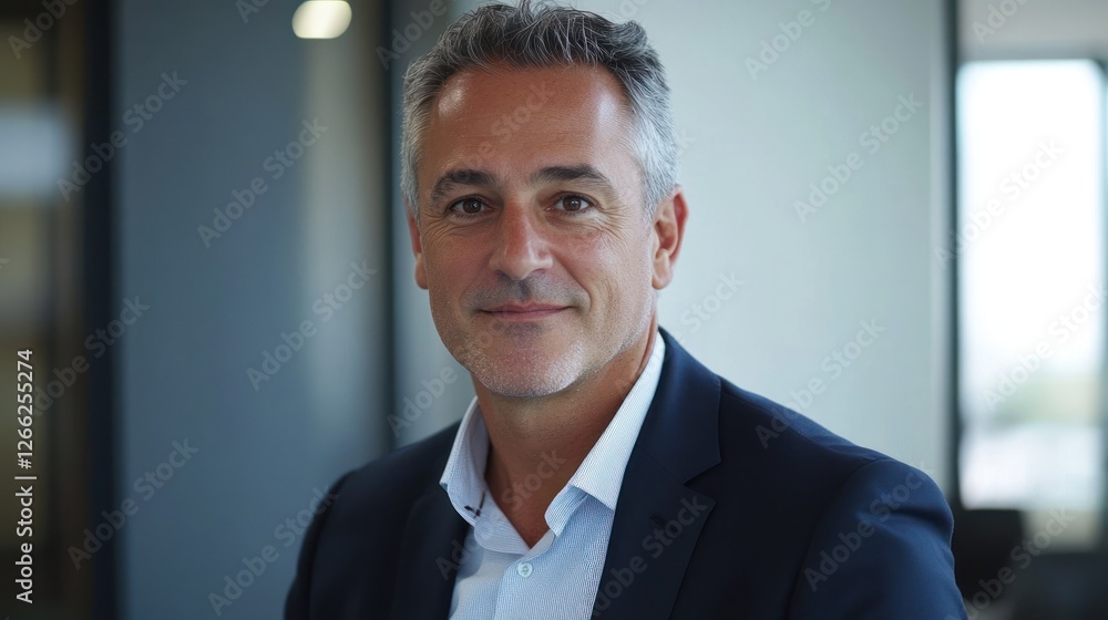 Confident businessman portrait showcasing professionalism and approachability Confident businessman portrait showcasing professionalism and approachability
