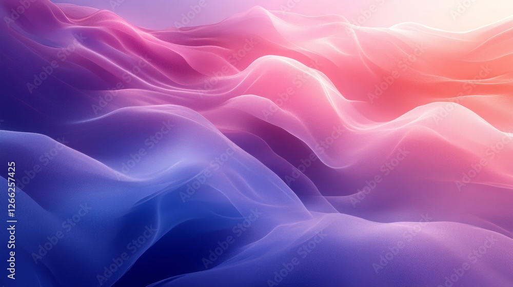 Fototapeta premium blue red pink orange purple graphics