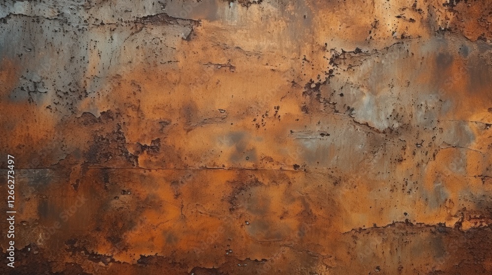 Rusty Metal Sheet Texture with Cracked Surface and Warm Color Tones for Various Background and Design Applications Rusty Metal Sheet Texture with Cracked Surface and Warm Color Tones for Various Background and Design Applications