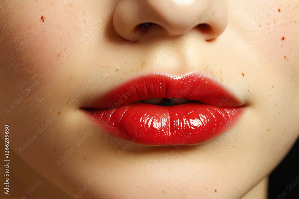Obraz premium 唇