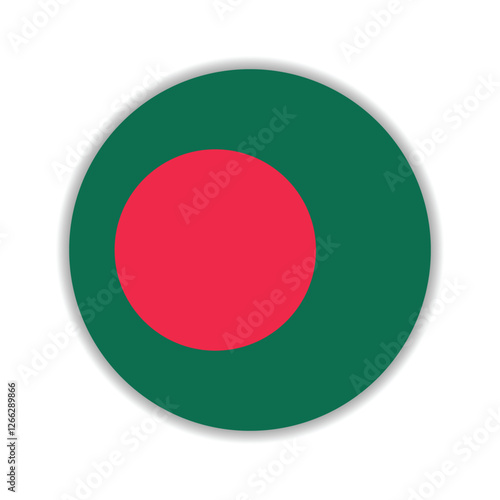 Bangladesh flag circle icon vector illustration design Free Download Bangladesh flag circle icon vector illustration design - GFXLoad