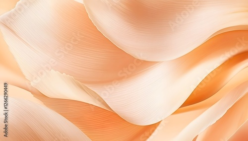 Abstract peachy soft flowing lines background photo