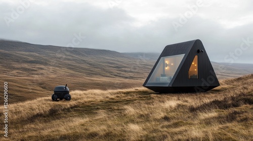 Highland robot delivers to remote cabin photo