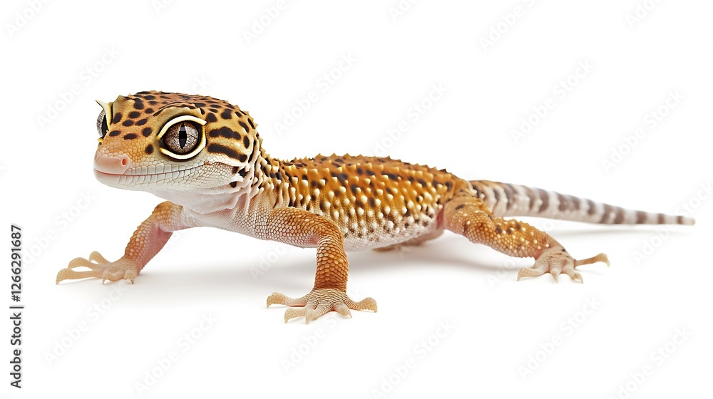 Leopard Gecko Portrait: A Stunning Close-Up of a Reptile Leopard Gecko Portrait: A Stunning Close-Up of a Reptile