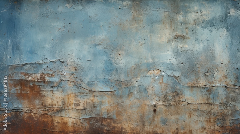 Grungy Blue Wall with Rusty Texture Perfect for Background Use in Various Creative Projects Grungy Blue Wall with Rusty Texture Perfect for Background Use in Various Creative Projects